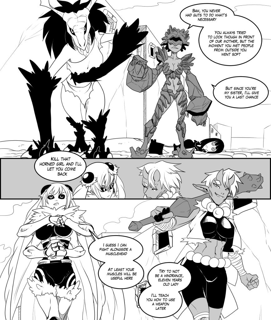 Monster girls on tour - Episode 178, Page 1: Page 178